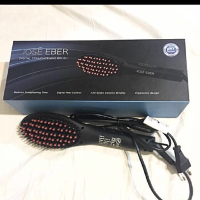 Jose eber Digital Hair Straightener Brush (without box), Beauty
