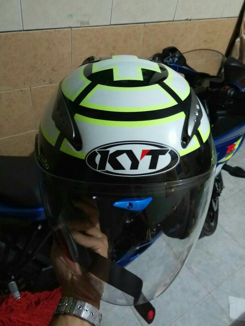 Helm kyt shop iannone half face