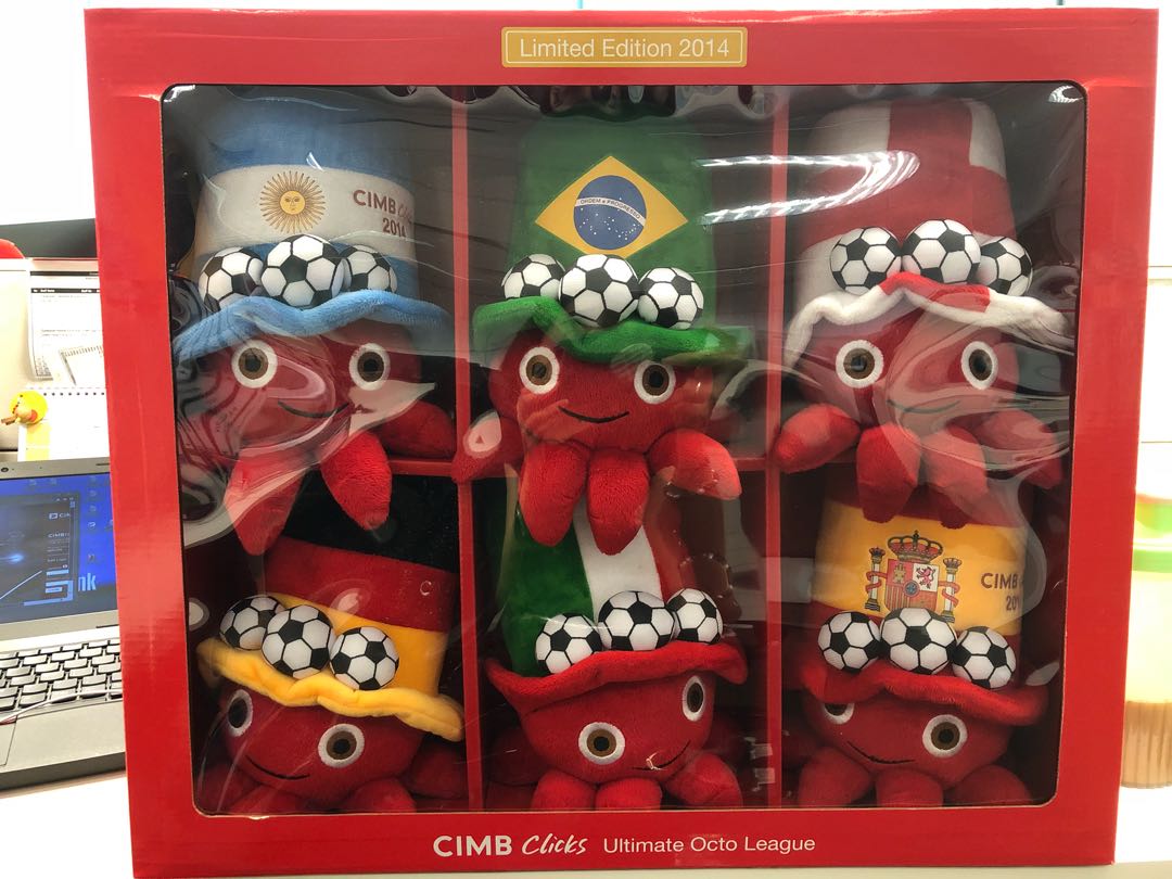 cimb octopus soft toy 2018