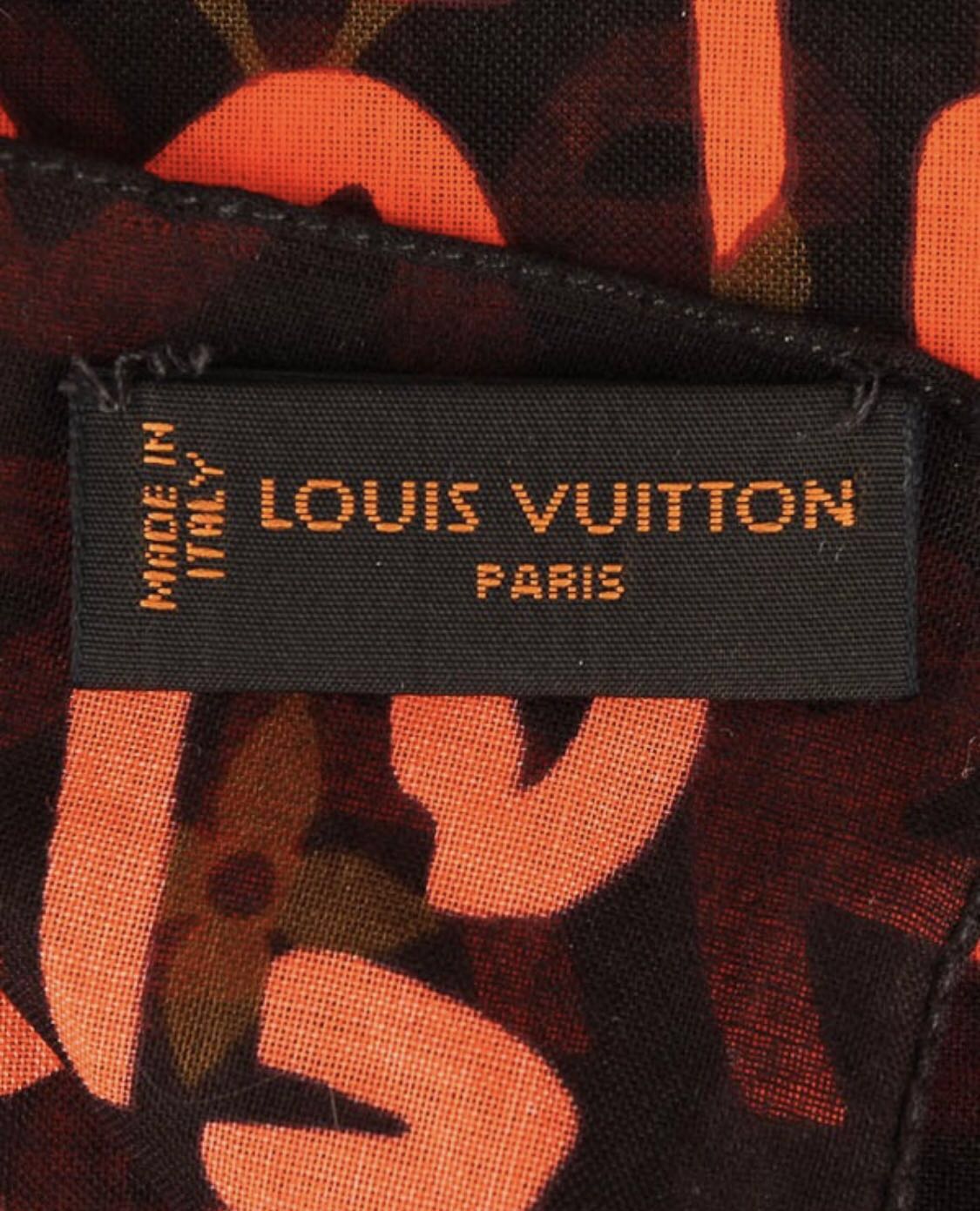 Louis Vuitton LOUIS VUITTON Stephen Sprouse GRAFFITI scarf