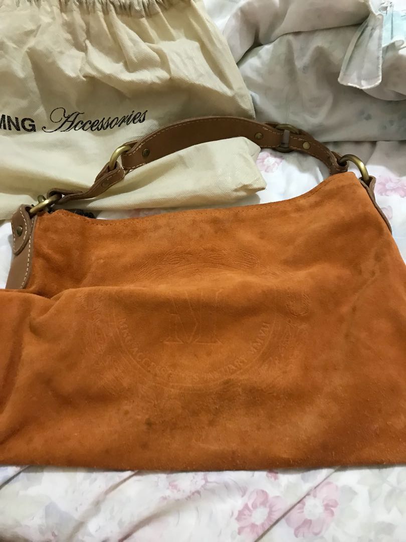 mango suede bag