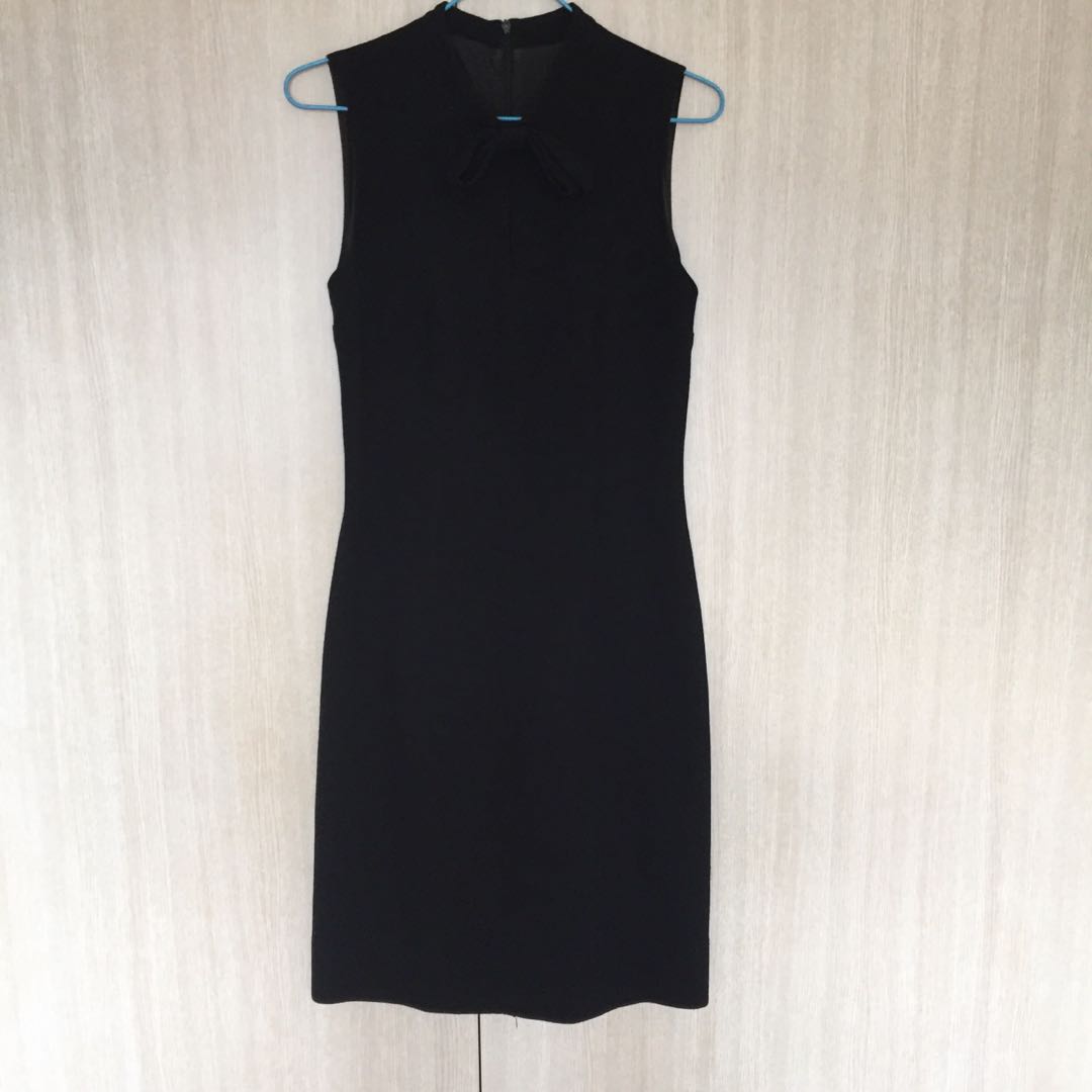 moschino little black dress