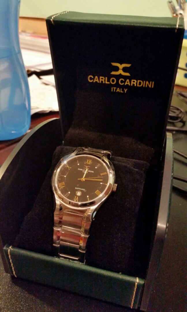 Luis Cardini Ninw-10 Modern Chronograph Dial Analog Stainless Steel Cas...,  Men - Watches