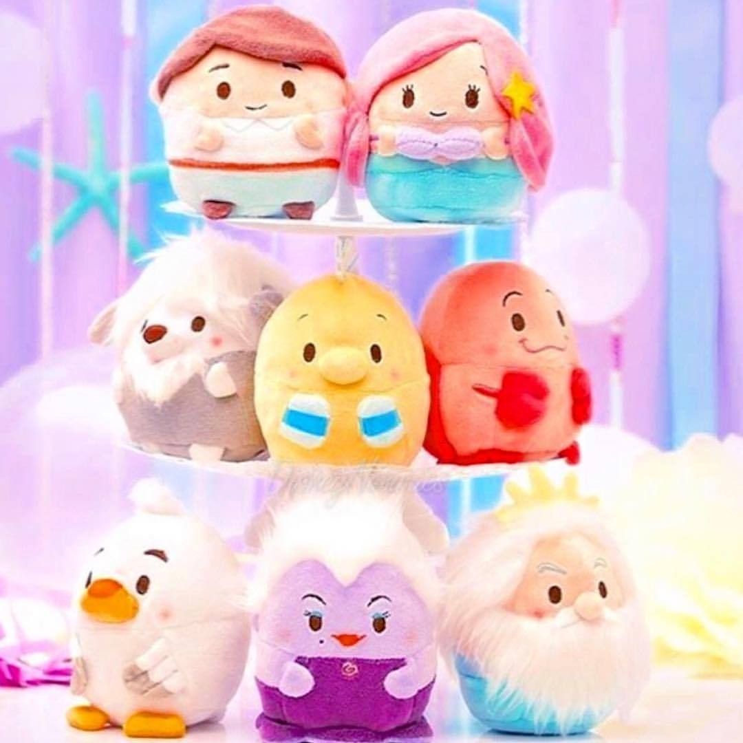 the little mermaid plush toys
