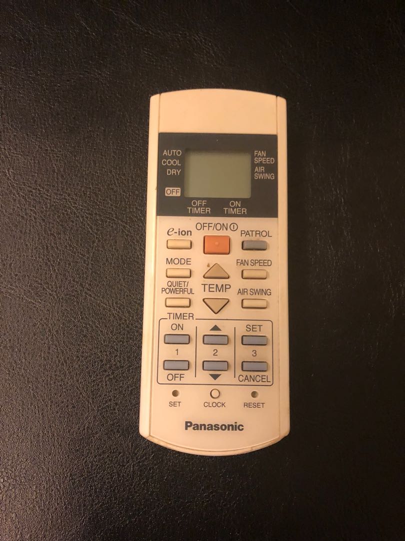 Panasonic Aircon Remote Control, TV & Home Appliances, Air Conditioners