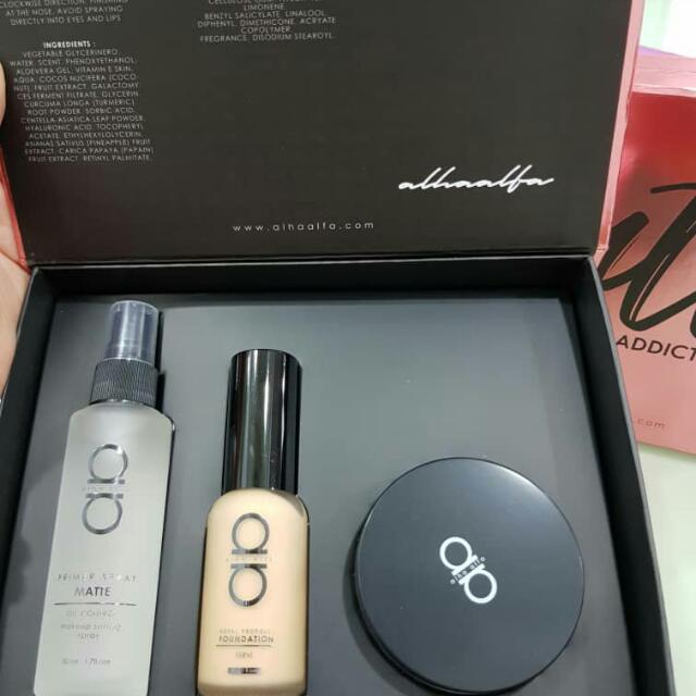Set Glow Matte Raya Alha Alfa Health Beauty Makeup On Carousell