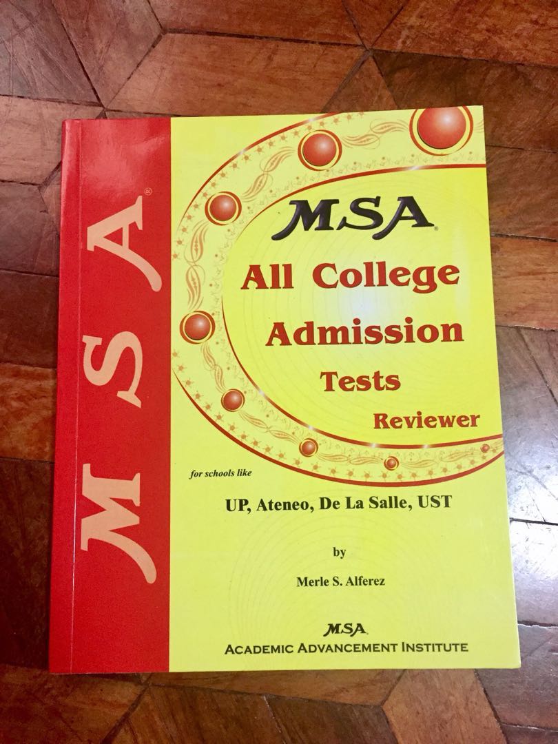 SET MSA College Entrance Exam Reviewers, Hobbies & Toys, Books