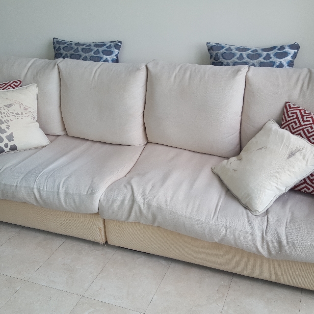 sofa 4 seater with goose down feathers, Furniture & Home Living