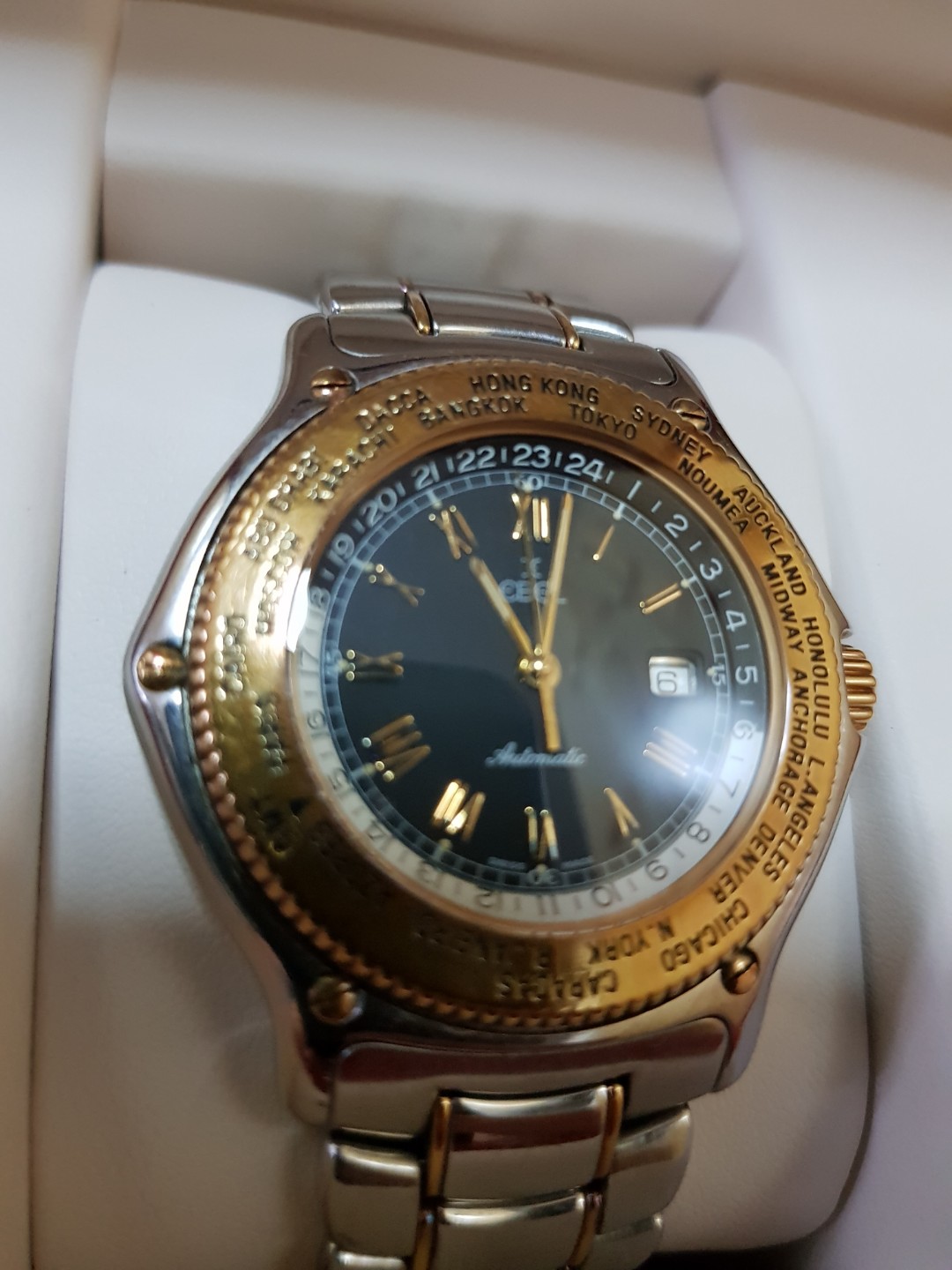 Very rare swiss EBEL Voyager Automatic, 18K Gold Bezel, Luxury, Watches ...