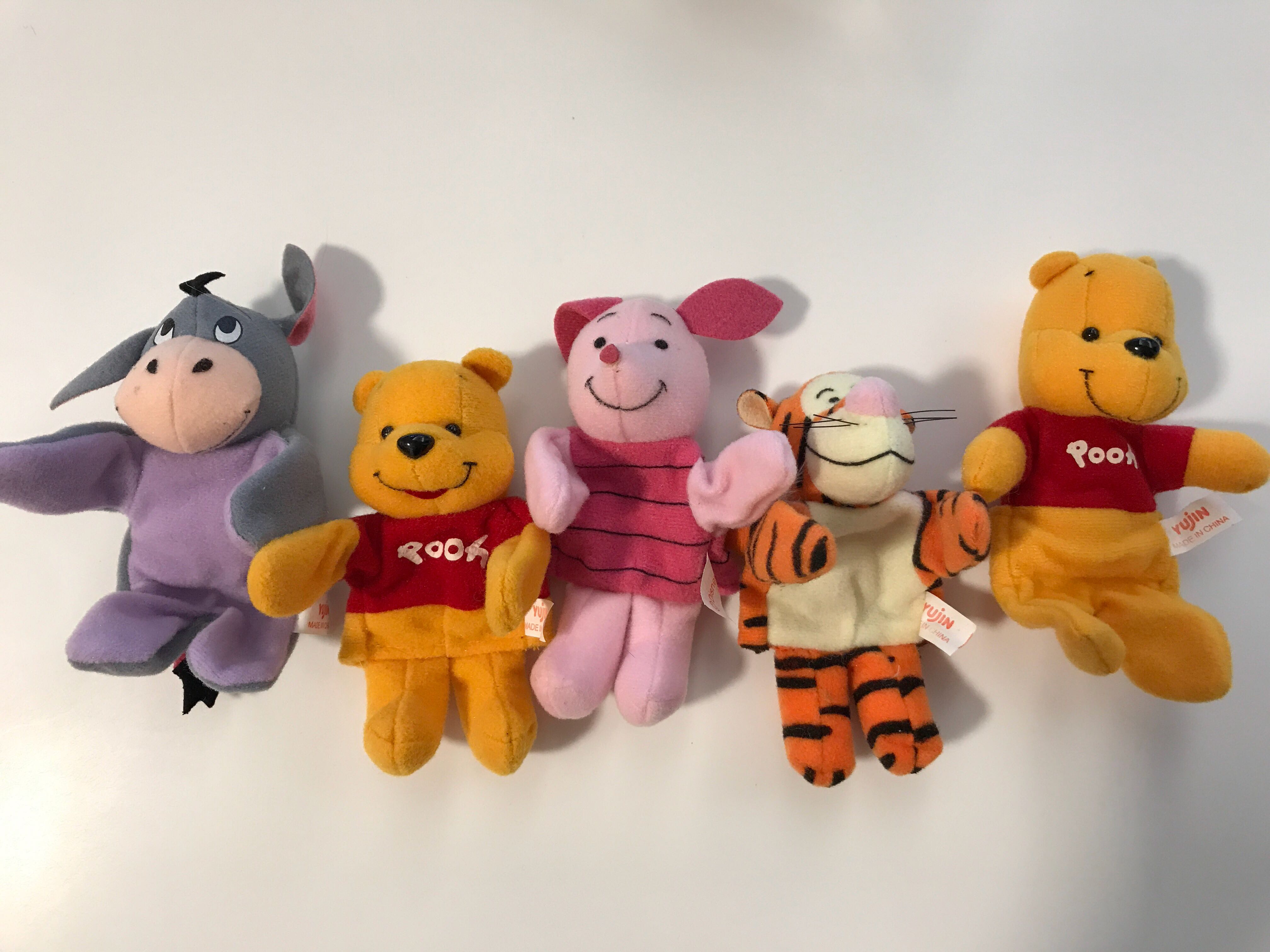 winnie the pooh finger puppets