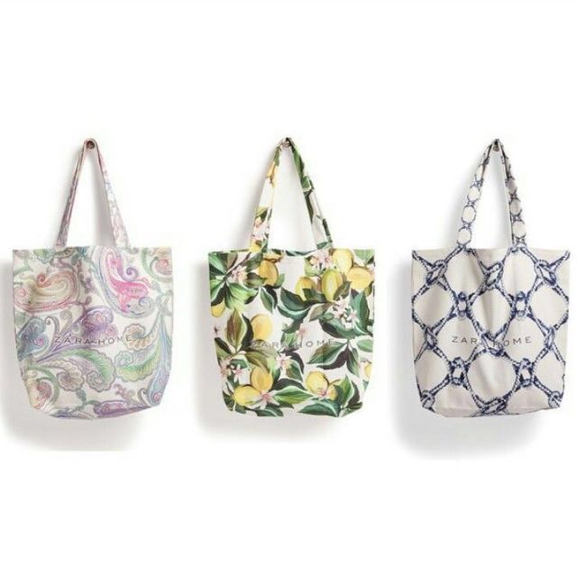 Zara Home Tote Bag (Middle one), Women 