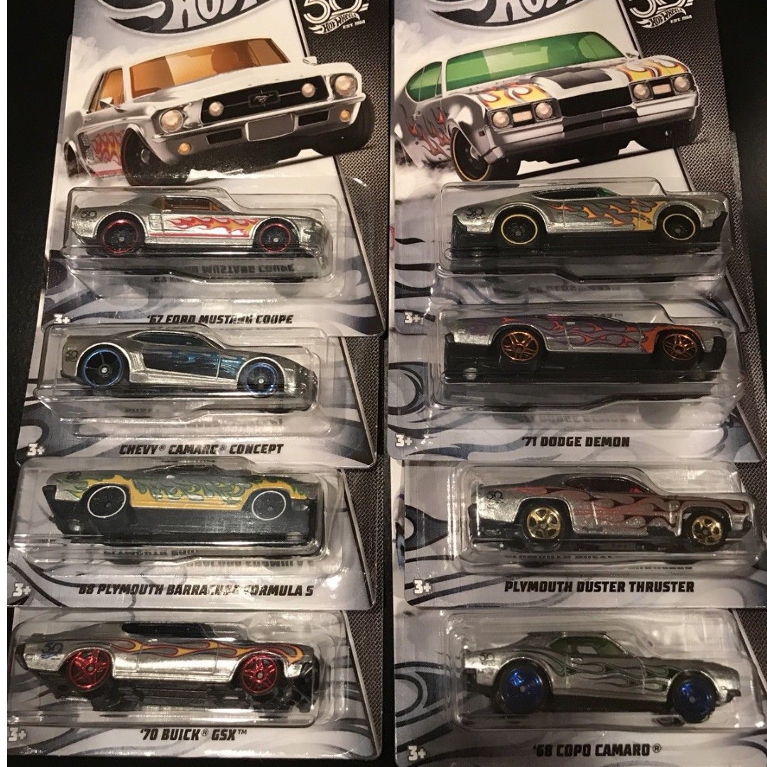 hot wheels zamac 50th anniversary