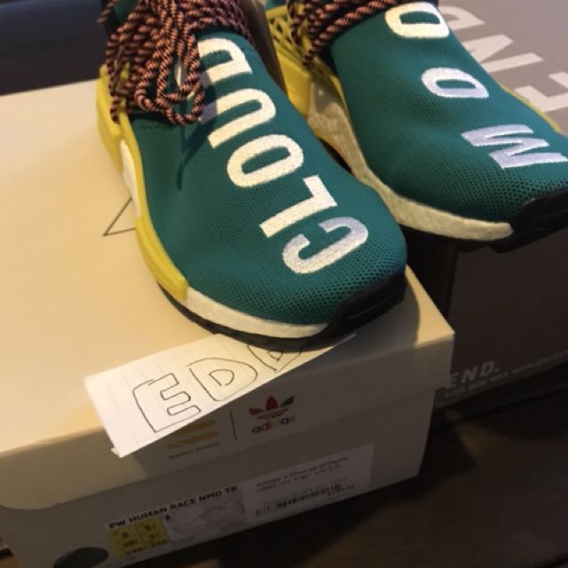 Adidas Human Race HU Sun Glow US6 UK5.5 Men s Fashion Footwear Sneakers on Carousell