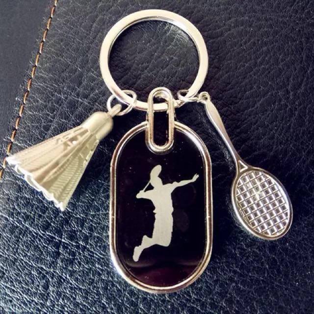 Badminton racket & shuttlecock keychain, Bulletin Board, Preorders on