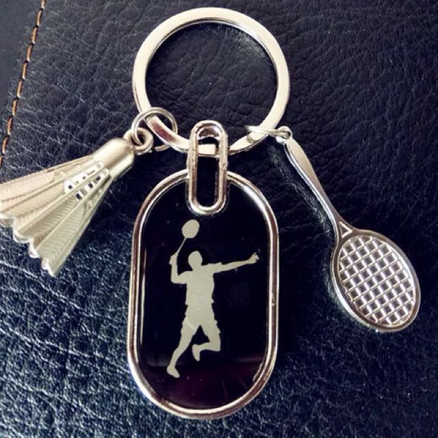 Badminton racket & shuttlecock keychain, Bulletin Board, Preorders on