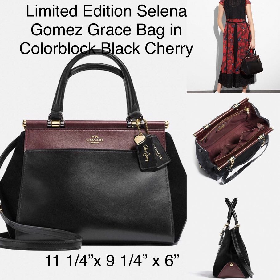 Coach selena gomez color block shop