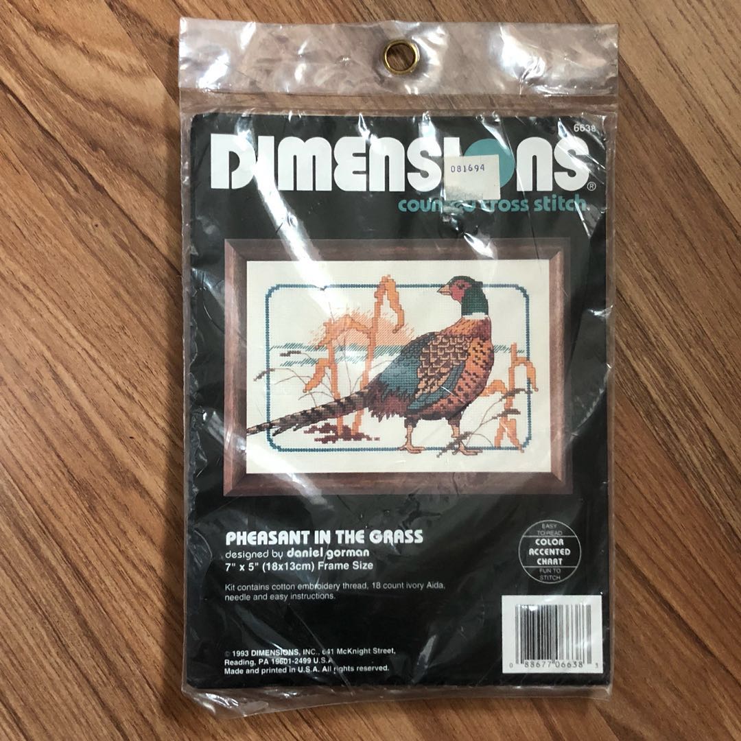 Dimensions cross stitch kit - pheasant in the grass sealed (Category: Art & Prints) located in Manila. Submitted by trendystash (Listing ID 171032037, Image 1). Description: .