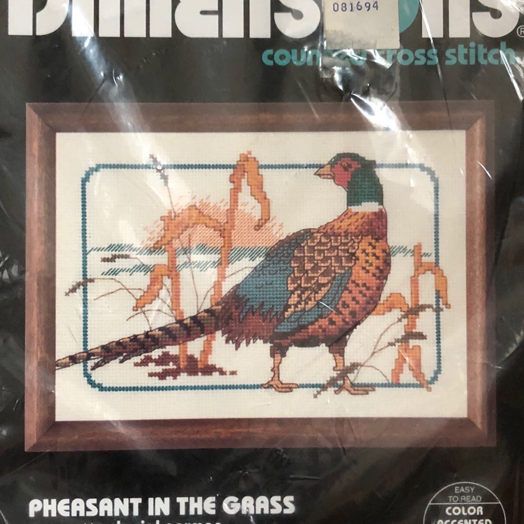 Dimensions cross stitch kit - pheasant in the grass sealed (Category: Art & Prints) located in Manila. Submitted by trendystash (Listing ID 171032037, Image 2). Description: .