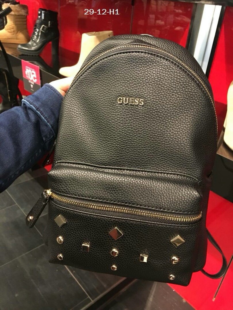 guess studded backpack