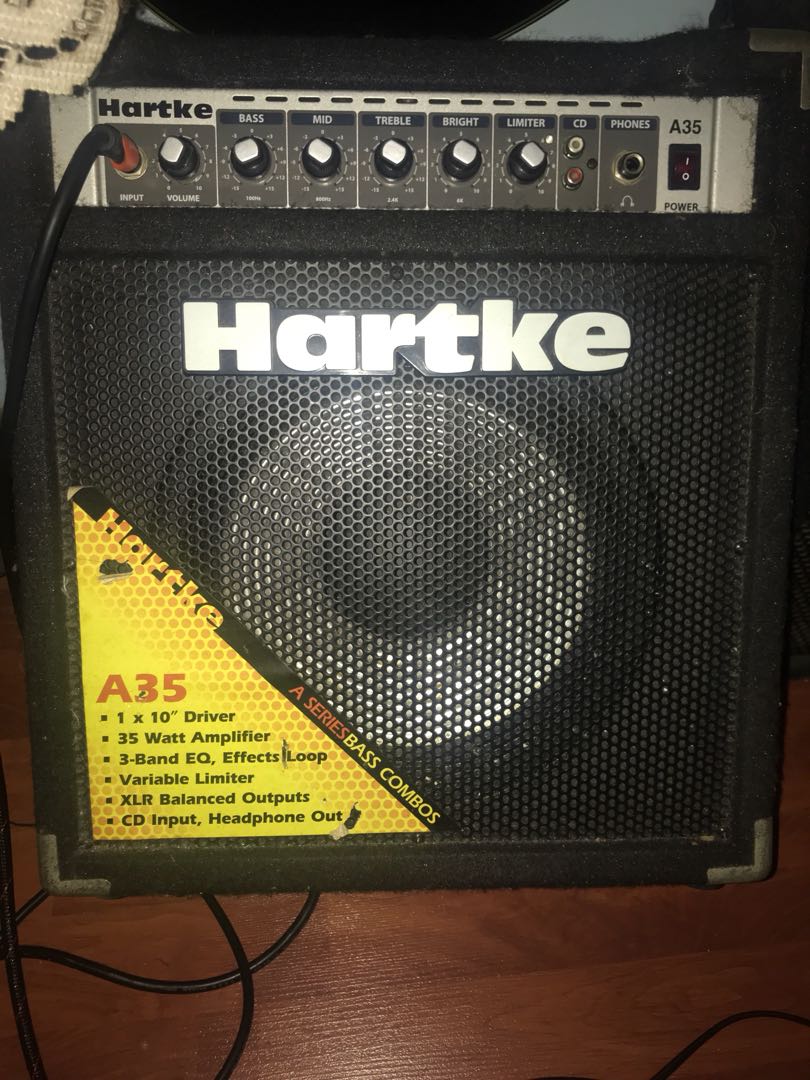 Hartke a35 bass amp, Hobbies & Toys, Music & Media, Musical Instruments