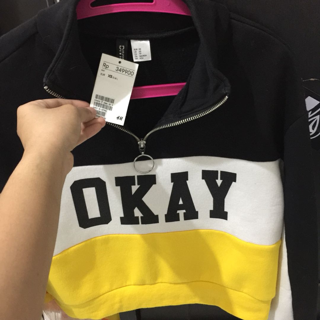Okay hot sale hoodie h&m