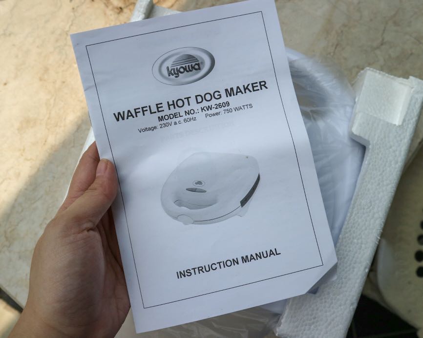 Hotdog Waffle Maker (Kyowa), TV & Home Appliances, Kitchen Appliances