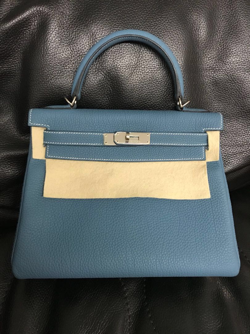 hermes kelly blue jean