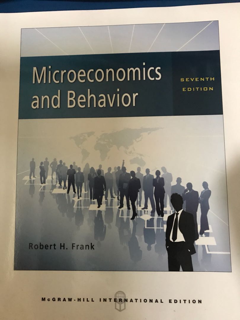 Microeconomics And Behavior Robert H Frank Hobbies Toys Books 