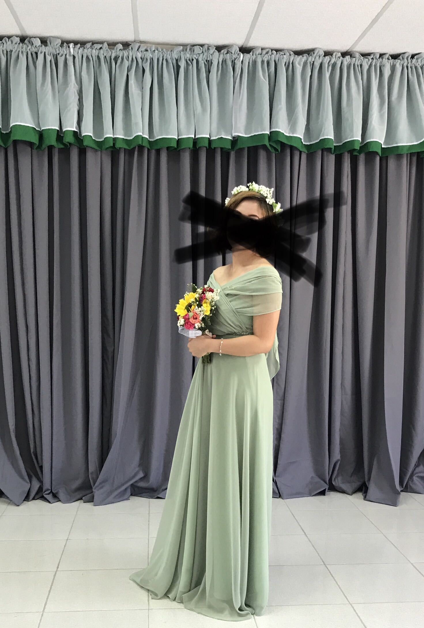 infinity dress green