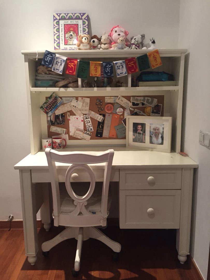 Pottery Barn Study Desk With Hutch And Chair Furniture Tables