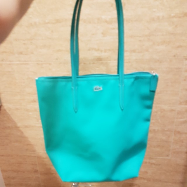 aqua blue bag