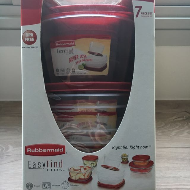 Rubbermaid BPA Free Containers, TV & Home Appliances, Kitchen