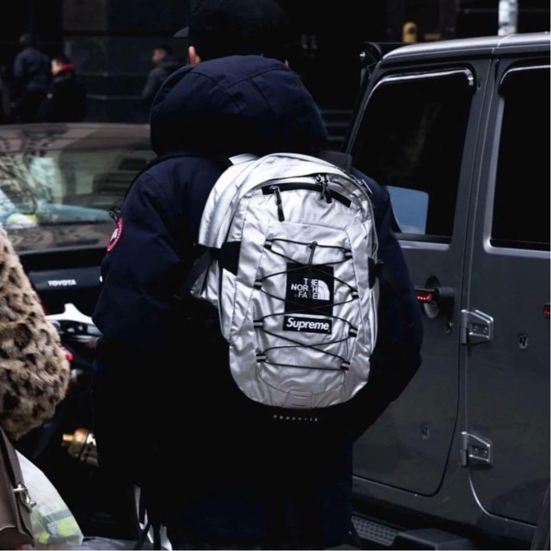 人氣新品》Supreme X The North Face Metallic Borealis Backpack