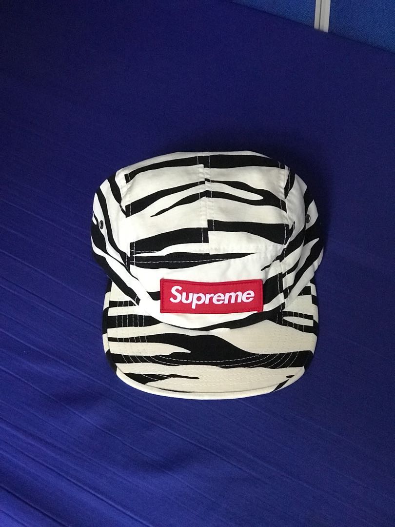 Supreme zebra shop camp cap