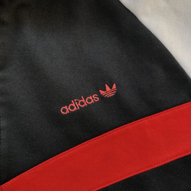 Red white and black adidas jacket new arrivals