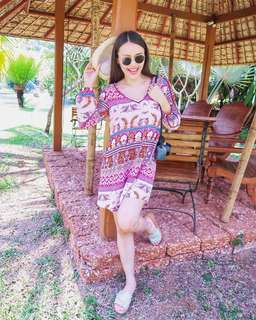 ROXY pattern dress