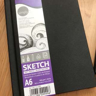 Daler Rowney . Simply Sketch A5 or A6 Journal . Acid Free 100gsm