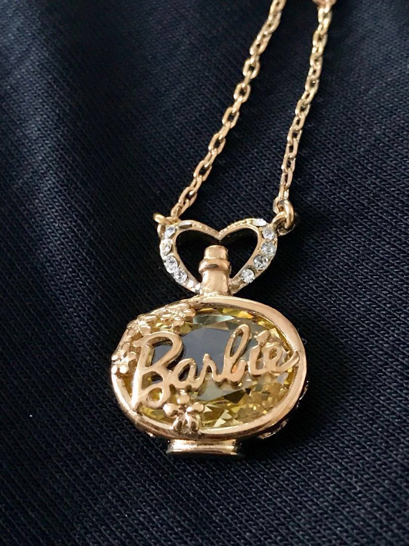 barbie necklace gold