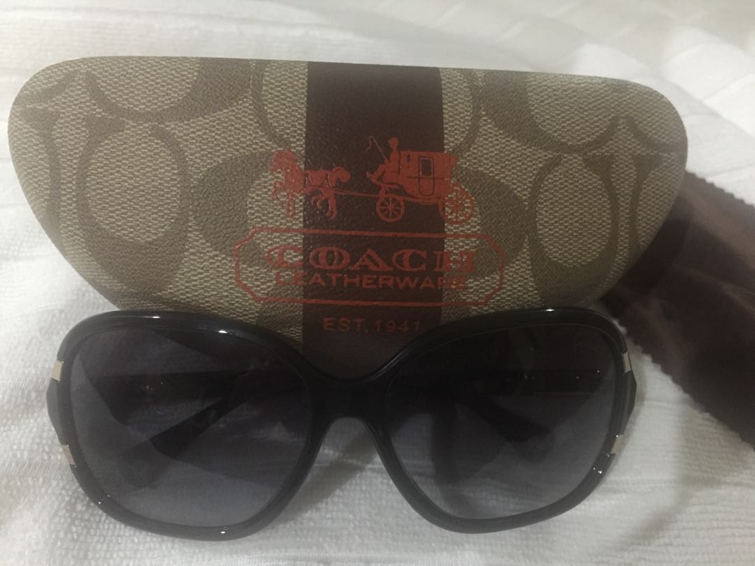 Auth Coach Sunglasses (Category: Sunglasses & Eyewear) located in Quezon City. Submitted by roxeelp (Listing ID 171256089, Image 2). Description: Auth Coach Sunglasses Rfs: Decluttering .