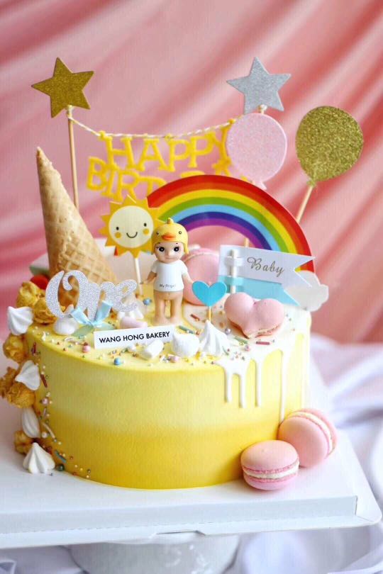 4PC Golden Acrylic Shiny Glass Finish Fairy Girl Cake Topper Flying Elf Cake  Insert, Kids Children's