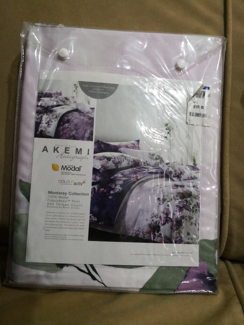 Brand New Akemi Bedsheet 880 Thread Count, Furniture & Home Living