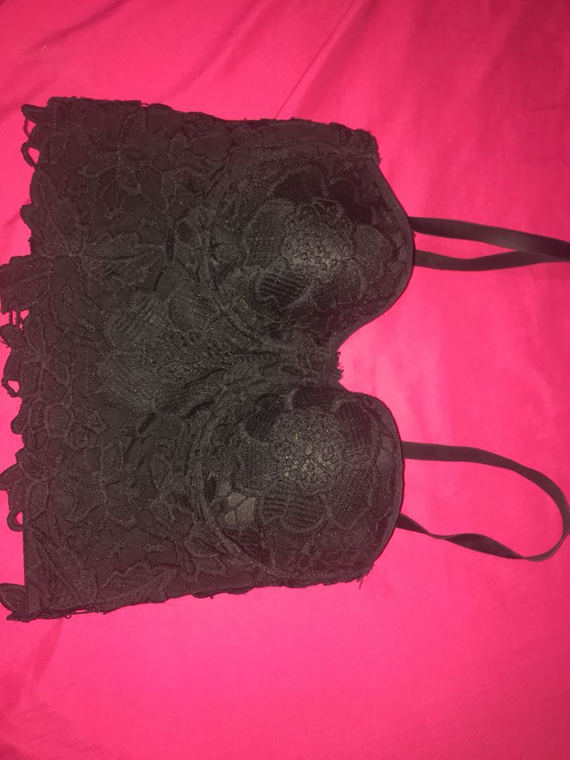Bustier Black, Women's Fashion, Tops, Sleeveless on Carousell