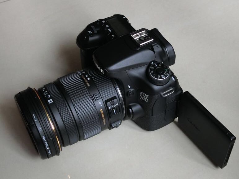 キャノン EOS70D シグマ17-50mm f2.8レンズセット - カメラ