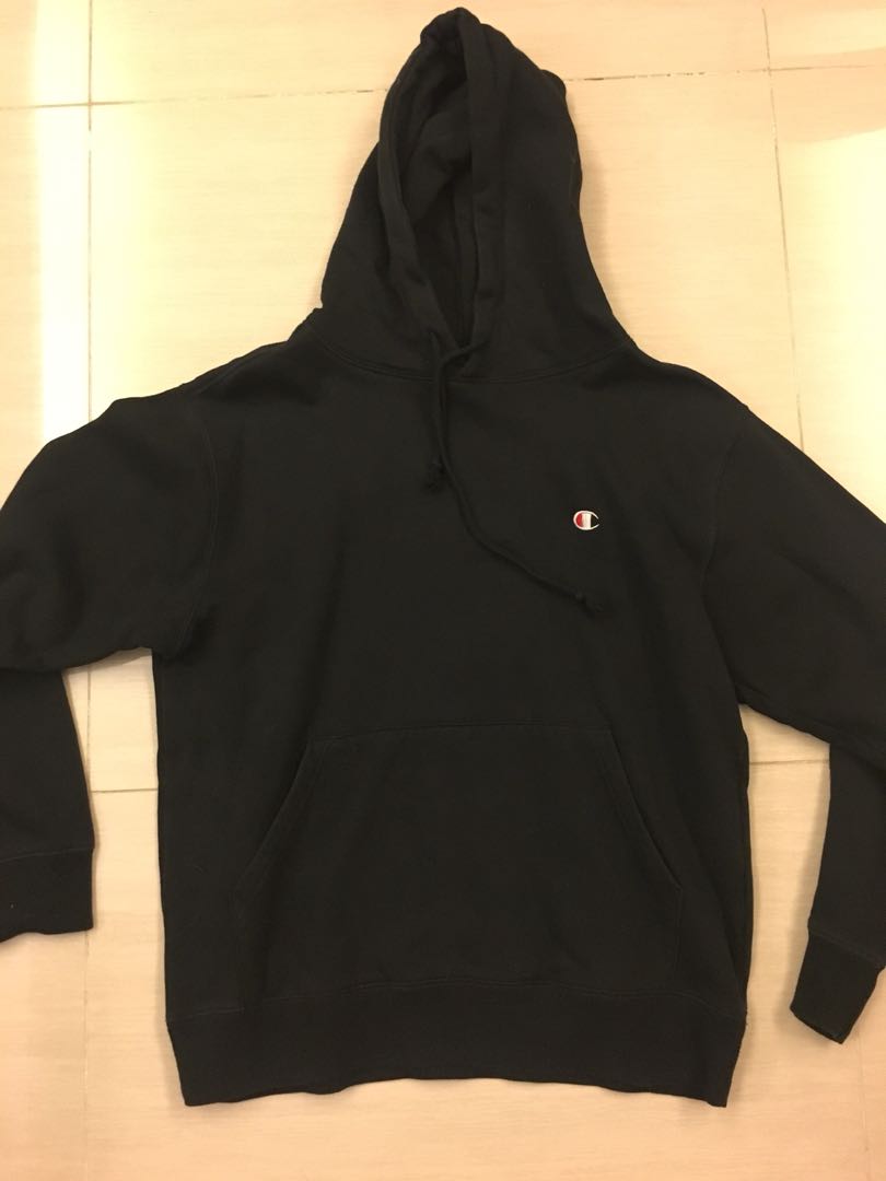 black hoodie in store