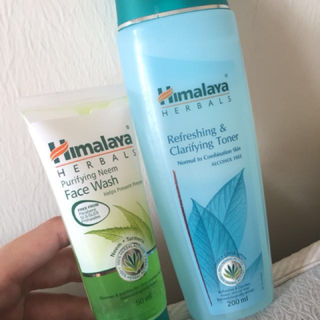himalaya cleanser and toner