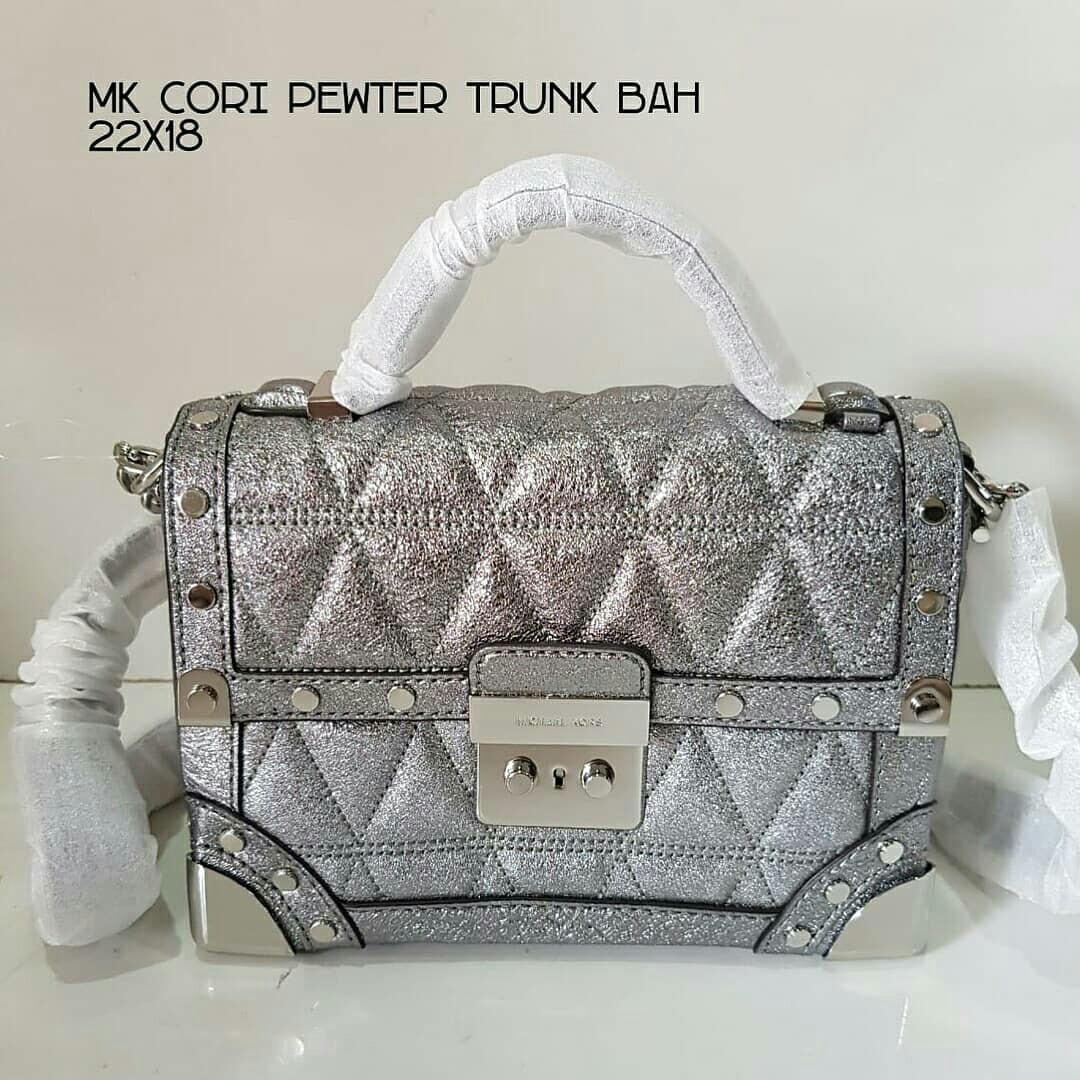 Michael kors cori trunk bag sale