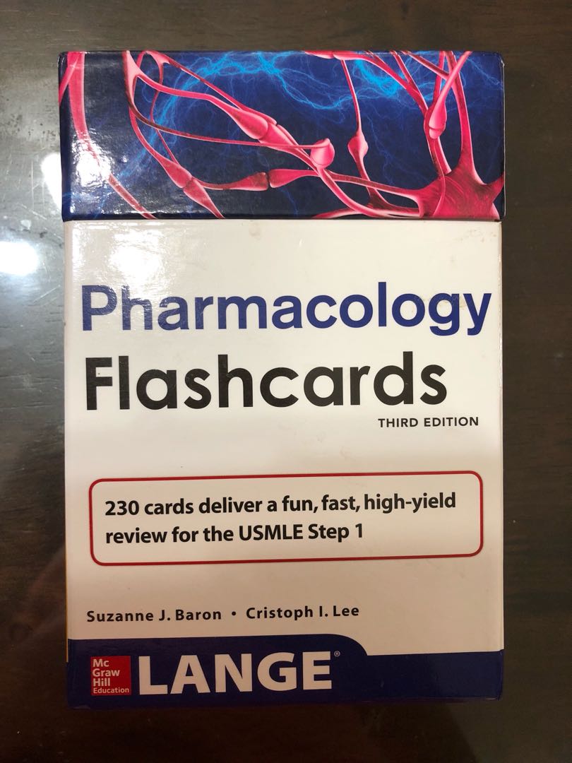 Pharmacology Flashcards, Hobbies & Toys, Books & Magazines, Textbooks ...