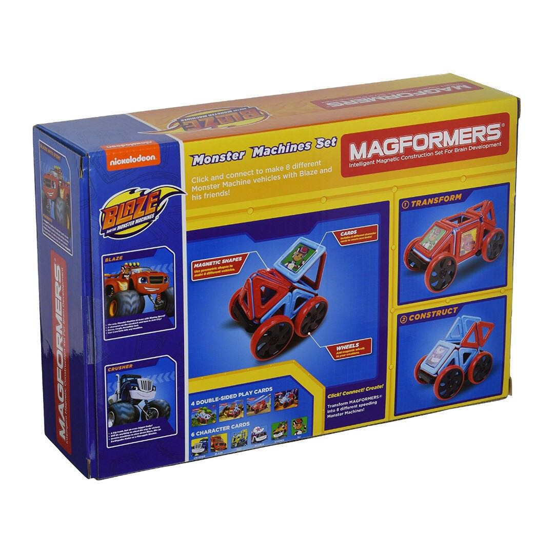 Magformers blaze monster machines deals set