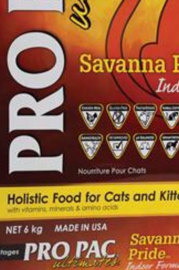 Pro pac deals cat food