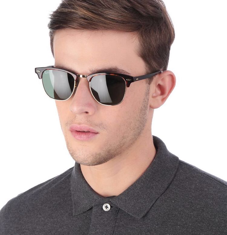 Ray Ban clubmaster RB3016 sunglasses, Men's Fashion, Watches & Accessories,  Sunglasses & Eyewear on Carousell